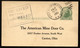 UX27 S37E Postal Card WASH.& HUNTINGTON R.P.O. TR 7 1926 - 1921-40