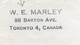 CANADA 1937, HOUSE OF ASSEMBLY CANCELLATION, POSTAL STATIONERY, KING GEORGE COVER, W. E. MARLEY TO MR. F. W. SEAMAN, USA - 1903-1954 Kings