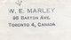 CANADA 1937, HOUSE OF ASSEMBLY CANCELLATION, POSTAL STATIONERY, KING GEORGE COVER, W. E. MARLEY TO MR. F. W. SEAMAN, USA - 1903-1954 Reyes