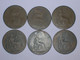 Gran Bretaña. LOTE DE 6 MONEDAS DE 1 PENIQUE 1889-1894 (10859B) - D. 1 Penny