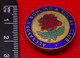 Vintage Enamel And Metal Badge Bowling Bowler Bowls Lawn Bowls Alexandra Bowling & Social Club Association Rose Flower - Bowling