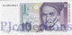 GERMANY FEDERAL REPUBLIC 10 DEUTSCHEMARK 1993 PICK 38c UNC - 10 Deutsche Mark
