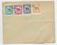 FIUME 5C+10C+15C+20C LETTRE LETTERA COVER FIUME 30.X.1918 VALORE - Occup. Iugoslava: Fiume