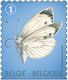 Boekje 130**/ Carnet 130 MNH 4255** / Vlinders - Koolwitje -Butterflies / Papilio Pieris  (1e Opschrift) - Unclassified