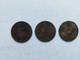 3 Monnaies 1 PENNY VICTORIA -  1862 -1876 - 1885 - Non Nettoyées - D. 1 Penny