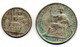 INDOCHINE FRANCAISE, Set Of Two Coins 10, 20 Centimes, Silver, Year 1921, 1927, KM # 16.1, 17.1 - Vietnam