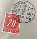 NICHT MEHR GÜLTIGE  ZNr 252 ORTS-BRIEF LANGENTHAL BERN 1942 Schweiz Nachportomarke(Portomarke WW2 War Agriculture Guerre - Postage Due