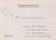 Lettre Correspondance De Prisonnier De Guerre Pour L'envoi De Colis, Du Stalag X A, Censeur 54 Pour La Belgique - WW II