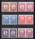 1940?  ALBANIA, FISCAL, REVENUE, STAMPS, 6 X 2 STAMPS, PAIRS, MNH - Albania