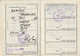 YUGOSLAVIA , CROATIA   - JNA  -- YU ARMY  -   VOJNA KNJIZICA  --  SOLDBUCH   - MILITARY PASS  --  1964 - Documents