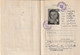 YUGOSLAVIA , SERBIA   - JNA  -- YU ARMY  -   VOJNA KNJIZICA  --  SOLDBUCH   - MILITARY PASS  -  1950  --  LADY - Documents