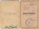 YUGOSLAVIA , CROATIA   - JNA  -- YU ARMY  -  VOJNA KNJIZICA  --  SOLDBUCH   - MILITARY PASS   --  1945  --  VODNIK  -- - Documents