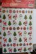 Sachet De 2 Planches Gommettes Autocollantes Repositionnables Sapins Père Noël Bonhomme De Neige - Scrapbooking