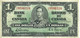 CANADA $1 DOLLAR KGVI HEAD FRONT WOMAN BACK DATED 2-1-1937 P58c SIGN. GORDON-TOWERS F+ READ DESCRIPTION - Canada