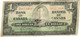 CANADA $1 DOLLAR KGVI HEAD FRONT WOMAN BACK DATED 2-1-1937 P58c SIGN. GORDON-TOWERS F+ READ DESCRIPTION - Canada