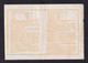 365/37 - Expo Universelle BRUXELLES 1910 - Billet De Loterie (RARE) 1 F - 6è Série - Cachet De Controle Télégraphe NAMUR - Autres & Non Classés