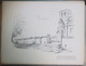 BERLARE      - LITHOGRAPHIE DE ARMAND HEINS - 37 X 26 CM  -  MINISCULE TOUR   ==     2 AFBEELDINGEN - Berlare