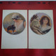 ILLUSTRATEUR MONESTIER SERIE COMPLETE 6 CARTES FEMME ET CHIEN - Monestier, C.