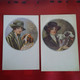 ILLUSTRATEUR MONESTIER SERIE COMPLETE 6 CARTES FEMME ET CHIEN - Monestier, C.