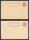 South Africa - 1880's 1 Penny Stationery Cards - 2 Different MNH - Nouvelle République (1886-1887)