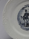 *PETITE ASSIETTE PARLANTE PORCELAINE OPAQUE De GIEN PROVERBES & MILITAIRES   E - Gien (FRA)