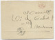 GUYANE CAYENNE 3 AVRIL 1880 LETTRE COVER TO BORDEAUX  + TAXE 5 TAMPON + COL PAQ FR - Lettres & Documents
