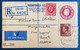 Grande Bretagne Entier Lettre Recommandée (registred Letter) De Sept 1936 De Chelsea Pour Paris TTB - Brieven En Documenten