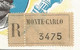 FDC , Premier Jour, Day Of Issue , MONACO, R MONTE CARLO, Recommandée, 12-12-1963, LE BARON PIERRE DE COUBERTIN - FDC