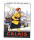 MODERN POSTCARD FORIEGN RAIL  POSTER ADVERTISING      CALAIS CARD NO LA/A 83 - Advertising