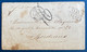 Uruguay Lettre Fev 1863 De Montevideo Pour Bordeaux + Marque D'echange +taxe 16 + Entrée  " Angl / Amb.calais.A " TTB - Uruguay