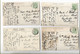 4 Postcards, Early Cricket Cards, Bat, Ball, Stumps, 1906-09. - Cricket