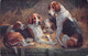 CPA - Chasse - Illustration De Chiens De Chasse En Meute Couchés Dans La Paille - Hunting