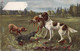 CPA - Chasse - Illustration De Chiens De Chasse Jouant Avec Un Lièvre - Chasse