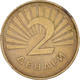 Monnaie, Macédoine, 2 Denari, 2006 - Macédoine Du Nord