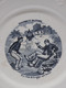 *PETITE ASSIETTE PARLANTE PORCELAINE OPAQUE De GIEN PROVERBES & MILITAIRES   E - Gien (FRA)