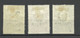 POLEN Poland 1918 Michel 17 - 19 * Signed - Unused Stamps