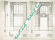 4 PLANS DESSINS 1898 PARIS 3° IMMEUBLE 116 RUE REAUMUR ET 1 RUE DU SENTIER ARCHITECTE WALWEIN - Parigi