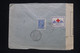 GRECE - Enveloppe Pour La France En 1917 Avec Contrôle Postal, Affranchissement Et Vignette Croix Rouge Au Dos- L 128515 - Briefe U. Dokumente