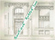 3 PLANS DESSINS 1898 PARIS 6° IMMEUBLE 55 RUE SAINT PLACIDE ARCHITECTE PERRONNE - Parijs
