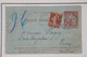 BB9 FRANCE TELEGRAPHE  BELLE CARTE  ENTIER PNEUMATIQUE  RR 1921 PARIS + SEMEUSE +AFFRANC. INTERESSANT+ - Pneumatiques