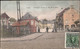 Leuze - Passage à Niveau Et Rue Bois Blanc (animée Colorisée Edit SD 1920 Annulation Timbre Olympiade) - Leuze-en-Hainaut