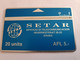 ARUBA L&G   CARD   AFL 5,- 20  UNITS  SERIE 110B      Fine Used Card  **10563** - Aruba