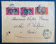 Dahomey Lettre De 1928 N°47 & 49 X2 Oblitérés Dateur Bleu De Porto Novo Pour Paris TTB - Briefe U. Dokumente