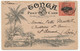 TONGA - Carte Postale (Entier) Ayant Voyagé En 1907 - Au Dos "Blow Holes Houma-Tonga" - Tonga (...-1970)