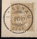 LANGNAU BERN 1881 ZNr 37 Luxus Trauer-Drucksache Familie Probst-Mauerhofer>Signau (Brief Schweiz Mourning Cover - Lettres & Documents