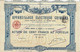 - Titre De 1896 - Appareillage Electrique Grivolas - Société Anonyme  - Déco - Imprimerie Richard - Industrie