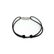 Black String Bracelet Razor Blade Men Women Jewelry Adjustable Cord Waterproof - Armbanden