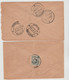 MALAYSIA  LOT 2 CENSORS  COVERS 1939 &1940 From  PENANG & SINGAPORE  To  INDIA  Réf R75 - Penang