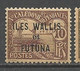 WALLIS ET FUTUNA TAXE N° 2 Variétée WA étroit NEUF*  CHARNIERE  / MH - Impuestos