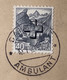 Verwaltungsmarken 1938 ZNr 36y Seltene AMBULANT 1942 EILSENDUNG Brief(Schweiz Dienstmarken Bahnpost Exprès Krieg WW2 War - Dienstzegels